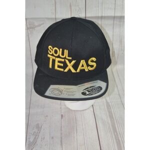 Soul Texas Flat brim Snapback Hat one size fits all 110 Flexfit Tech